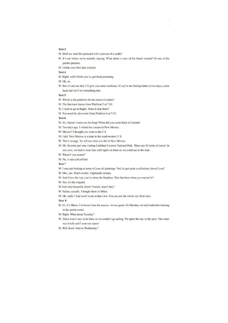 2024届四川省南充市高三上学期一诊考试英语参考答案_2024届四川省南充市高三上学期一诊考试_四川省南充市2024届高三上学期一诊考试英语