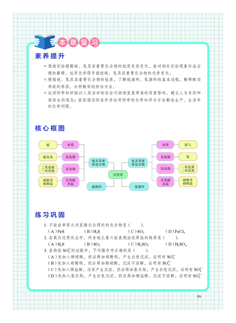 沪科技化学必修第一册高清教材_4-教培资料-26年最新资料-同步更新_初中高中教资_03科三专项（进去保存报考的学科即可）_02科三专项（笔记真题思维导图教学设计版本二）