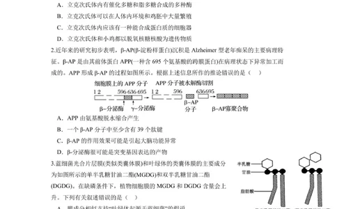 湖北省荆州中学2025-2026学年高三上学期11月月考生物试题_2025年12月_251201湖北荆州中学2026届高三上学期11月月考（全科）