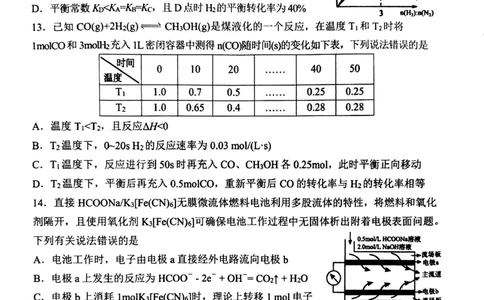 丹东市2023-2024上学期期末高三化学试题_2024届辽宁省丹东市高三上学期期末教学质量监测_辽宁省丹东市2024届高三上学期期末教学质量监测化学_化学