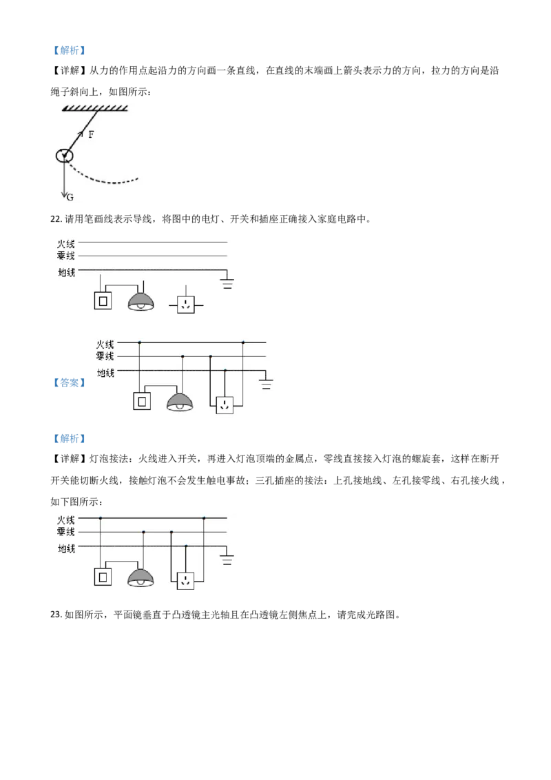 精品解析：2020年青海省中考物理试题（解析版）_中考真题_4.物理中考真题2015-2024年_2020中考物理真题110份_2020年中考真题精品解析物理（青海卷）精编word版