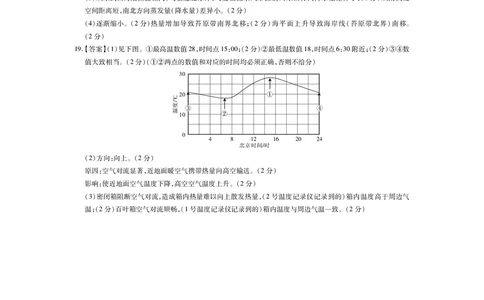 江西省2026届高三11月一轮复习阶段检测地理答案_251115上进联考&middot;江西省2026届高三11月一轮复习阶段检测（全）
