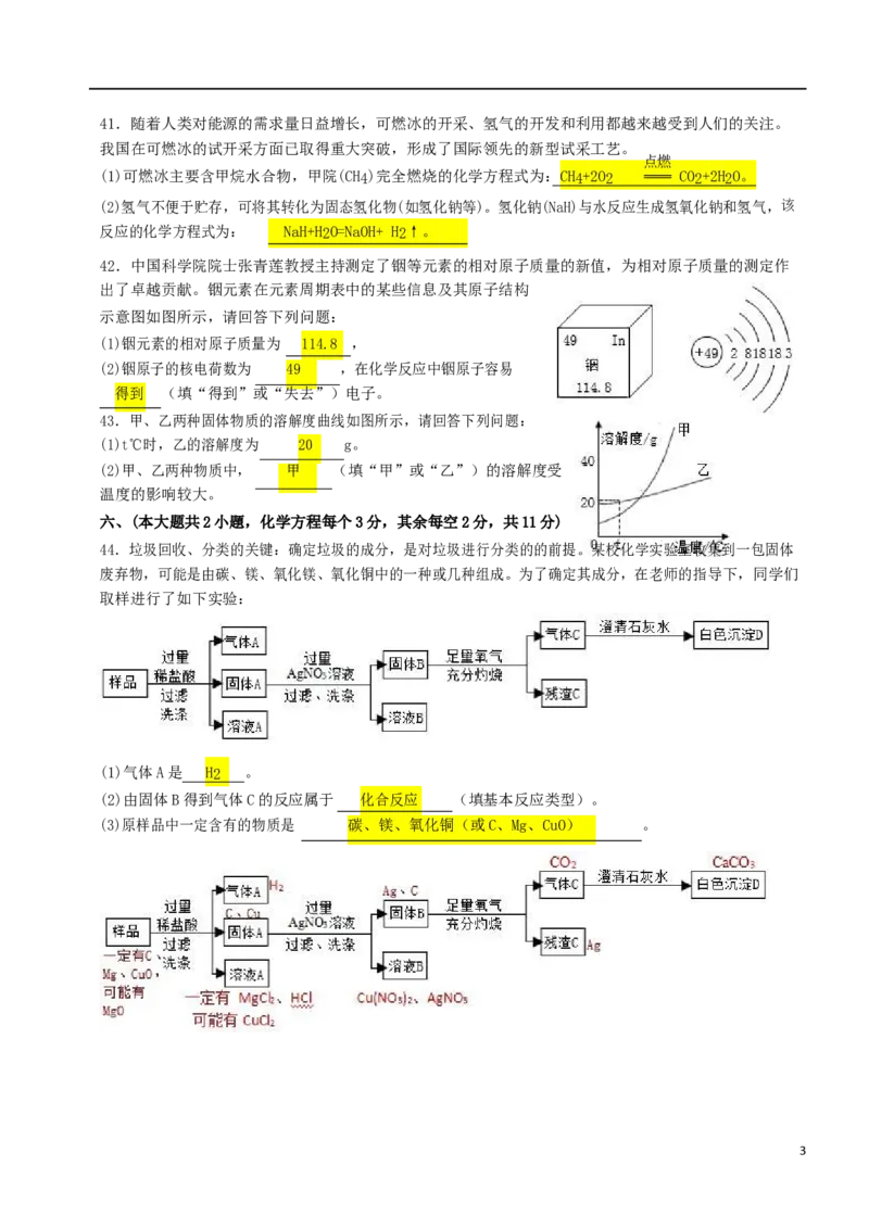 湖南省长沙市2019年中考化学真题试题（含解析）_中考真题_5.化学中考真题2015-2024年_2019中考真题卷（140份）