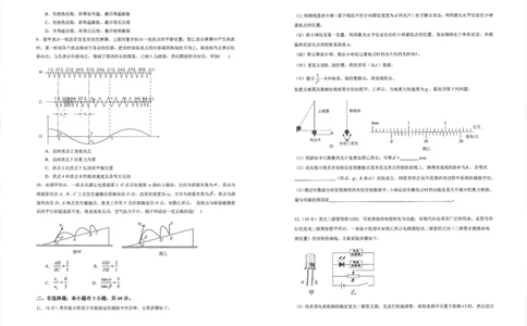 湖北省华中师大一附中2025年高考学科核心素养卷物理_2025年6月_2506042025届湖北省武汉市华中师范大学第一附属中学高三下学期核心素养卷（全科）