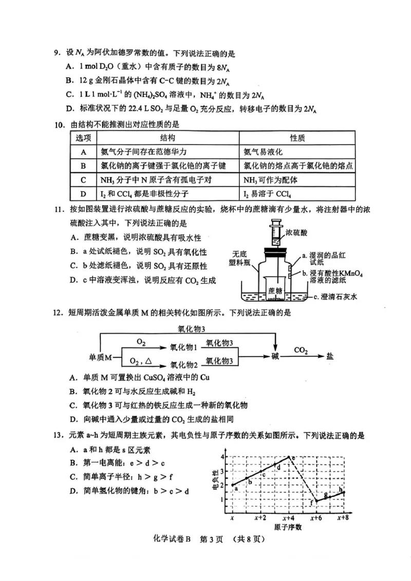 化学卷-2512广州零模_2025年12月_251225广东省广州市2026届高三年级上学期12月调研测试（广州零模）（全科）