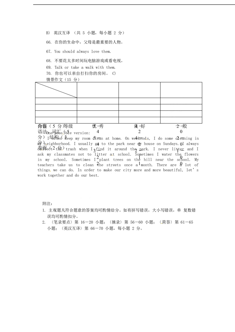 湖南省邵阳市2017年中考英语真题试题（含答案）_中考真题_3.英语中考真题2015-2024年_2017年全国中考YINGYU134份