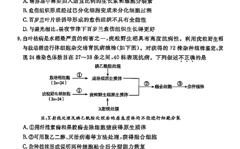 北京市东城区2024&mdash;2025学年高二下学期期末考试生物试题（含答案）_2025年7月_250728北京市东城区2024-2025学年高二下学期期末考试（全科）_0823204624