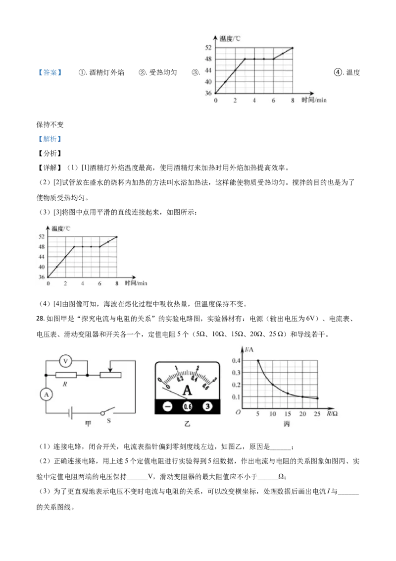 福建省2021年中考物理试题（解析版）_中考真题_4.物理中考真题2015-2024年_2021中考物理真题42份_2021福建
