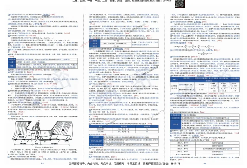 2025一建水利-考前三页纸_2026年一级建造师_2026年一建水利_2025年一建水利SVIP_05-考前密训✿央企特训✿机构普押_01-水利《三页纸+密押3套卷》SMR推荐