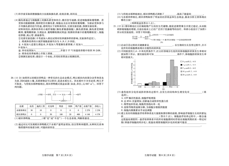 湖南省天一大联考2025届高三5月最后一卷-生物学高三单色_2025年6月_250603湖南省天一大联考2025届高三5月最后一卷（全科）_湖南省天一大联考2025届高三5月最后一卷-生物