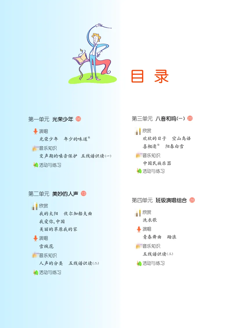 湘艺版7年级音乐上册高清教材_4-教培资料-26年最新资料-同步更新_初中高中教资_03科三专项（进去保存报考的学科即可）_02科三专项（笔记真题思维导图教学设计版本二）