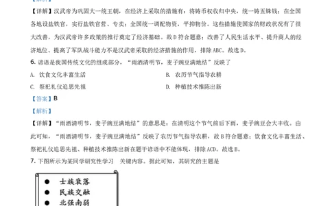 精品解析：2021年福建省中考历史试题（解析版）_中考真题_6.历史中考真题2015-2024年_地区卷_福建省_福州中考历史17-21
