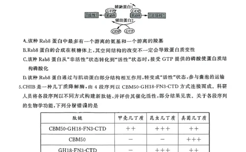 山东省济南市2024-2025学年高二下学期7月期末学习质量检测生物试卷（含答案）_2025年7月_250715​山东省2025年7月济南市高二期末学习质量检测（全科）