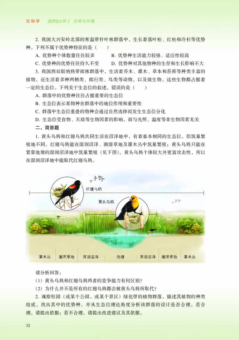 浙科版生物选修2高清教材_4-教培资料-26年最新资料-同步更新_初中高中教资_03科三专项（进去保存报考的学科即可）_02科三专项（笔记真题思维导图教学设计版本二）