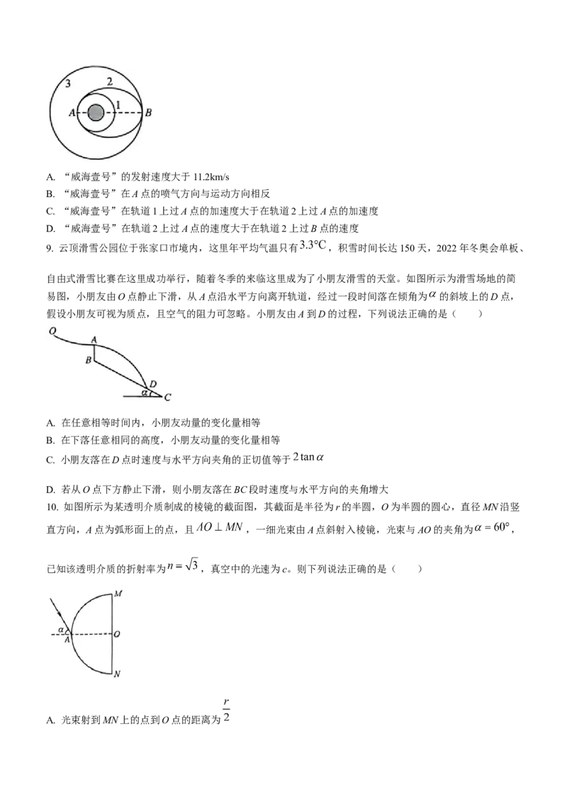 2024届河北省高三大数据应用调研联合测评(Ⅳ)物理(1)_2024年1月_021月合集_2024届河北省高三大数据应用调研联合测评(Ⅳ)
