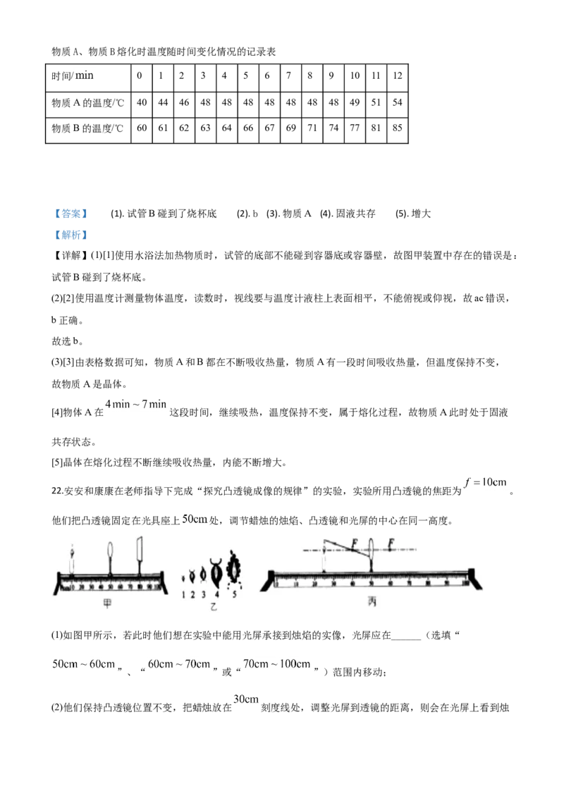精品解析：2020年辽宁省沈阳市中考物理试题（解析版）_中考真题_4.物理中考真题2015-2024年_2020中考物理真题110份_2020年中考真题精品解析物理（辽宁沈阳卷）精编word版