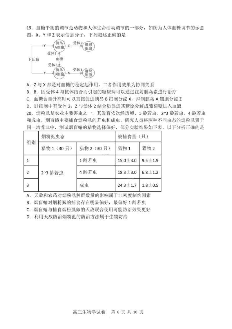 大连滨城高中联盟2025-2026学年度上学期高三期中Ⅱ考试生物_2025年12月_251205大连滨城高中联盟2025-2026学年度上学期高三期中Ⅱ考试（全科）
