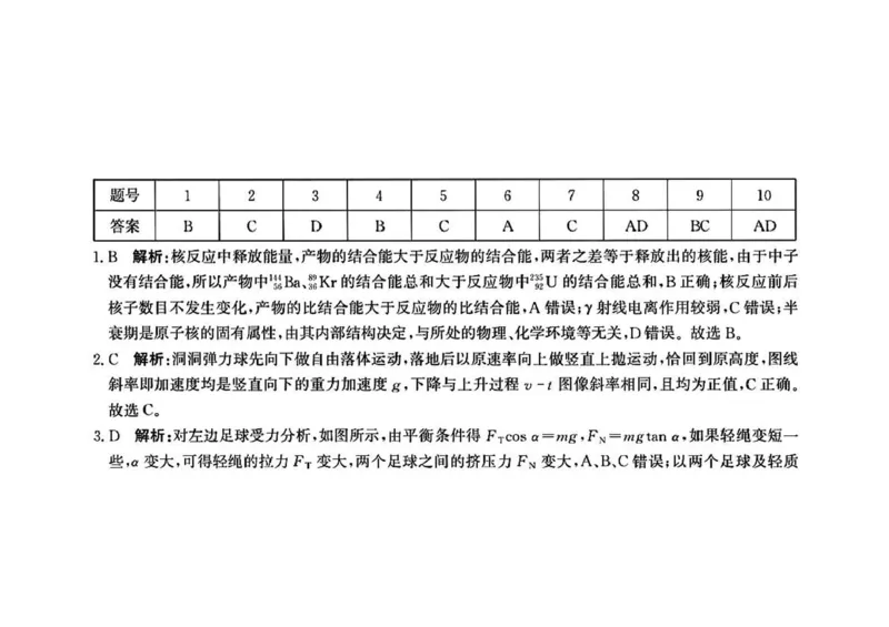 河北省省级联测2024-2025学年高二下学期6月期末考试物理（含答案）_2025年6月_250620河北省省级联测2024-2025学年高二下学期6月期末考试（全科）