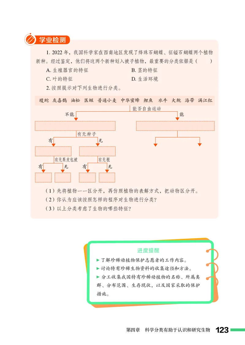 济南版7年级生物上册高清教材_4-教培资料-26年最新资料-同步更新_初中高中教资_03科三专项（进去保存报考的学科即可）_02科三专项（笔记真题思维导图教学设计版本二）