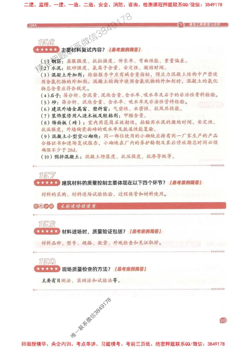 2025一建建筑-必背300问新教材_2026年一级建造师_2026年一建建筑_2025年一建建筑SVIP_01-精华文档✿电子教材✿历年真题_22-建筑《必背300问》SMR推荐