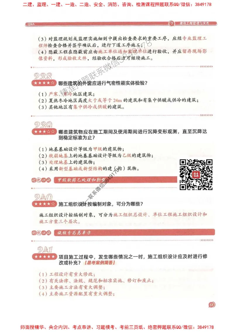 2025一建建筑-必背300问新教材_2026年一级建造师_2026年一建建筑_2025年一建建筑SVIP_01-精华文档✿电子教材✿历年真题_22-建筑《必背300问》SMR推荐