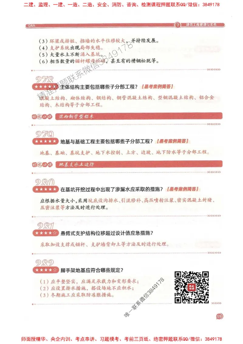 2025一建建筑-必背300问新教材_2026年一级建造师_2026年一建建筑_2025年一建建筑SVIP_01-精华文档✿电子教材✿历年真题_22-建筑《必背300问》SMR推荐