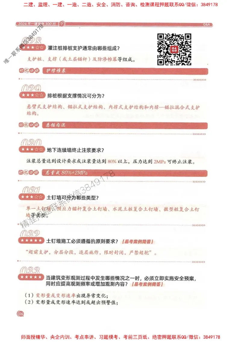 2025一建建筑-必背300问新教材_2026年一级建造师_2026年一建建筑_2025年一建建筑SVIP_01-精华文档✿电子教材✿历年真题_22-建筑《必背300问》SMR推荐