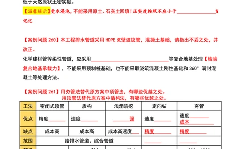 2025一建市政案例必背300问-管道空白版_2026年一级建造师_2026年一建市政_2025年一建市政SVIP_01-精华文档✿电子教材✿历年真题_86-市政《案例300问空白版》SMR