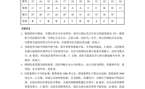 2024届云南三校高考备考实用性联考卷（五）文综-答案_2024届云南省三校联考备考高三上学期实用性联考（五）_云南省三校联考备考2024届高三上学期实用性联考（五）文综
