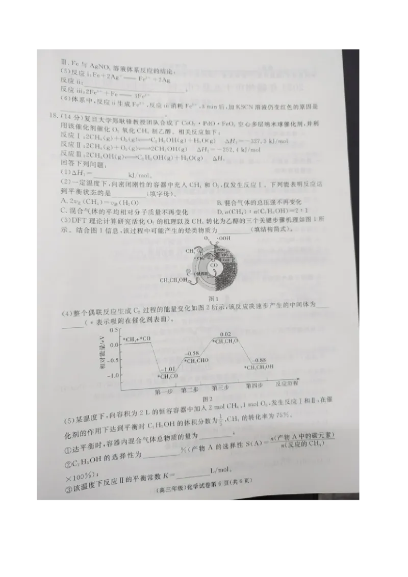 江西省赣州市十八县（市、区）二十四校联考2026届高三上学期期中考试化学试卷（图片版，含解析）