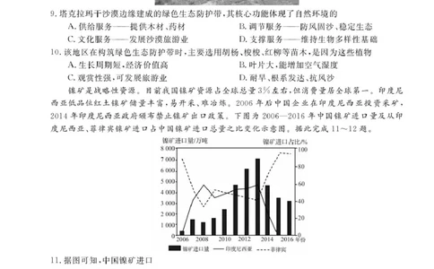 地理ZH250689B-地理_2025年7月_250729陕西省安康市七校联考2024-2025学年高二下学期7月期末（全科）_0823204624_陕西省安康市汉滨区七校2024-2025学年高二下学期7月期末地理试题