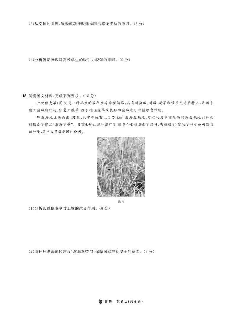 正文_2025年6月_250601理想树&middot;东北三省精准教学2025年5月高三联考-强化卷（全科）_地理理想树&middot;东北三省精准教学2025年5月高三联考-强化卷