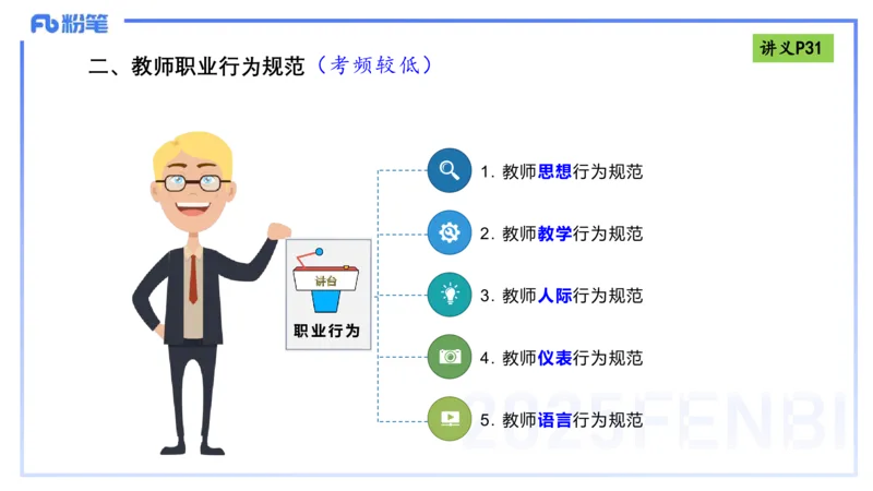 理论精讲04-职业道德-包展羽_4-教培资料-26年最新资料-同步更新_幼儿教资_012025下FB幼儿系统班_幼儿园25下-综合素质_1.理论精讲_讲义