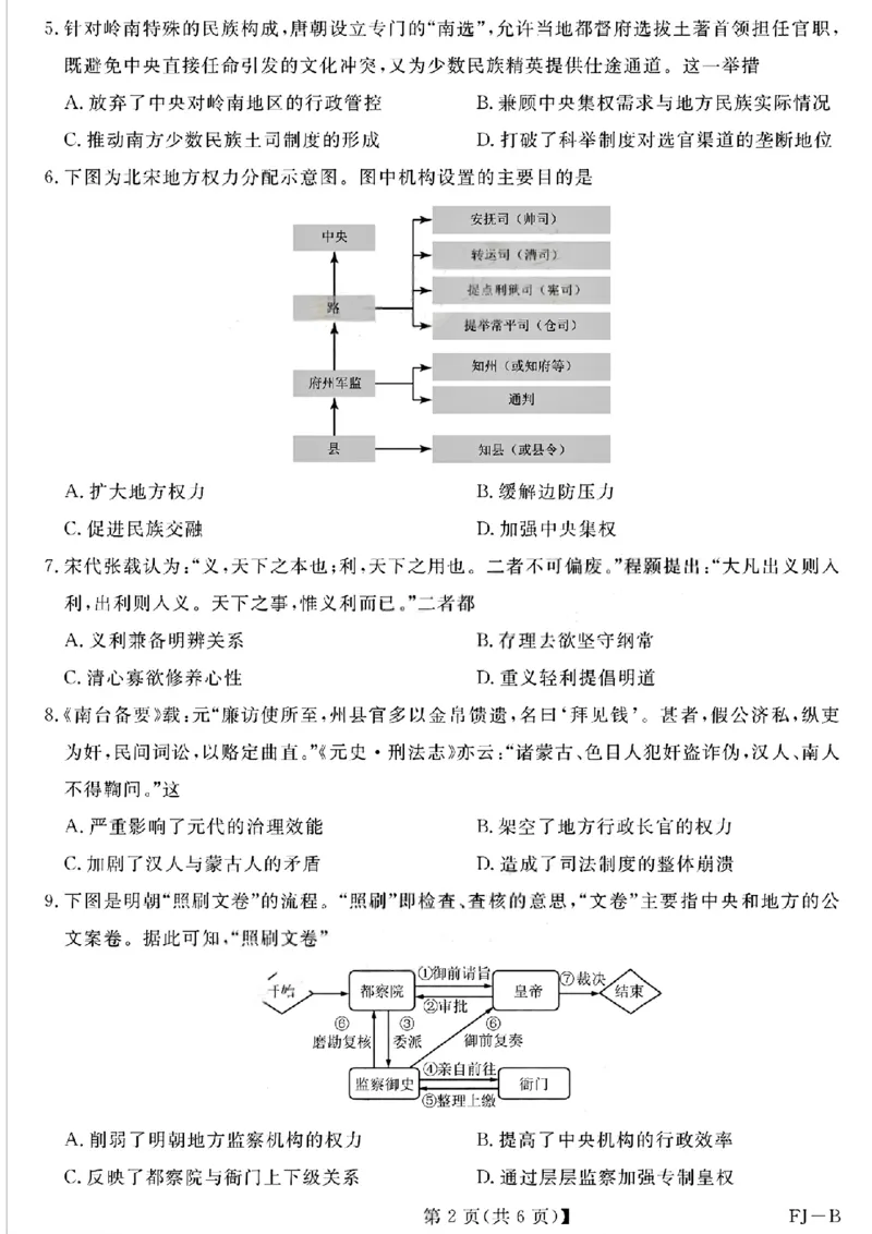 历史试卷福建高三2025-2026学年百校11月联考_251115福建省百校联考高三2025-2026学年11月联考（全科）
