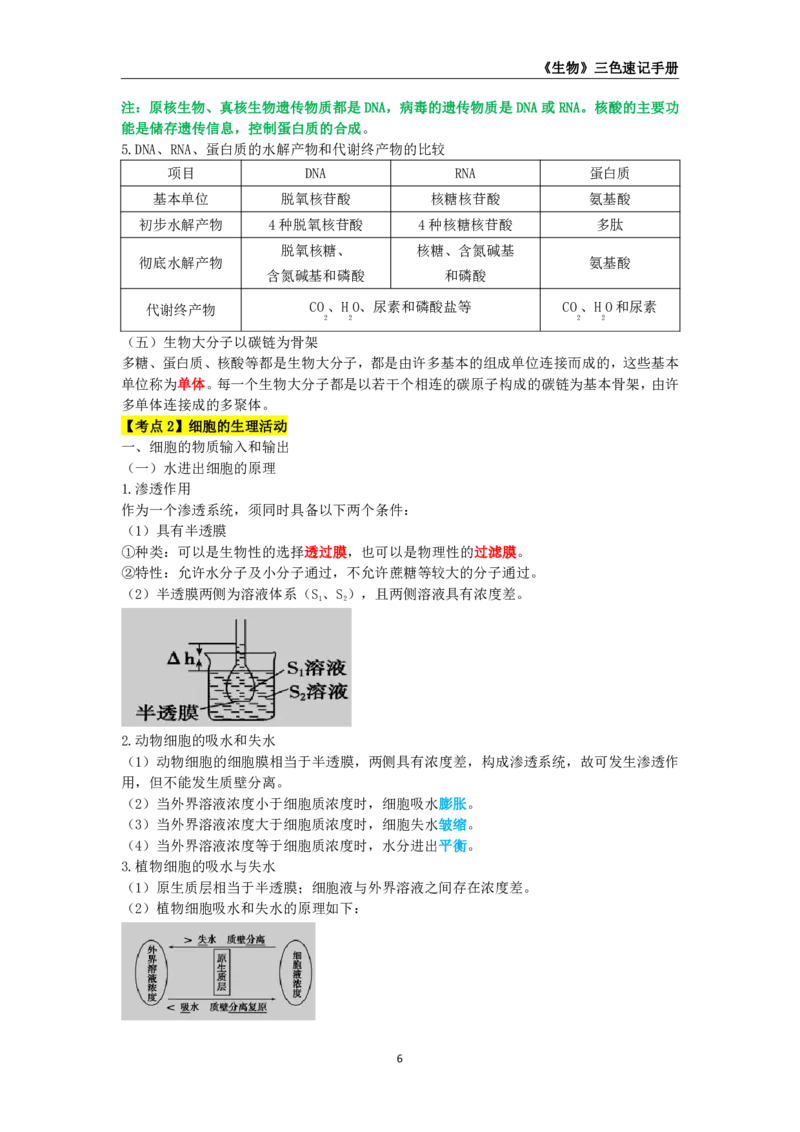 教师资格《（初中）生物》三色速记手册_4-教培资料-26年最新资料-同步更新_初中高中教资_03科三专项（进去保存报考的学科即可）_03科三初高中三色笔记（无水印版）_初中