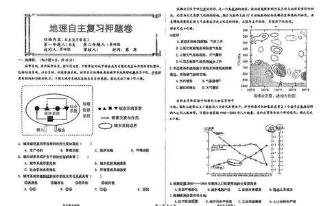 地理四轮冲刺终极押题卷_2025年6月_250605河北省衡水中学2025届高三6月押题密卷