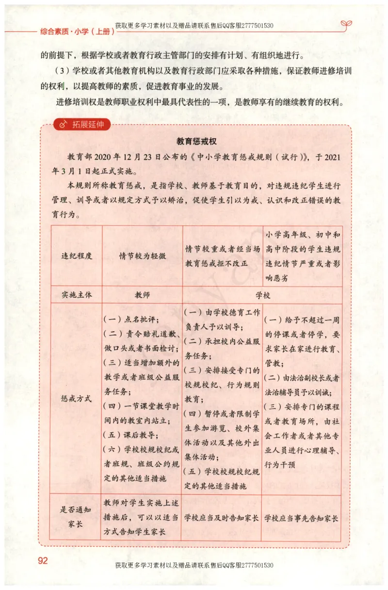 小学综合素质上册_4-教培资料-26年最新资料-同步更新_小学教资_012025下FB小学系统班_小学FB教材_小学综合素质上册