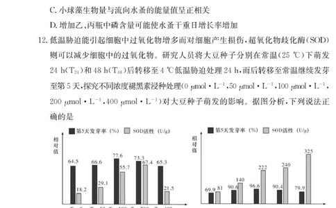 生物试卷（附中高三3次）_251103湖南省长沙市湖南师范大学附属中学2025-2026学年高三上学期月考卷（三）（全科）