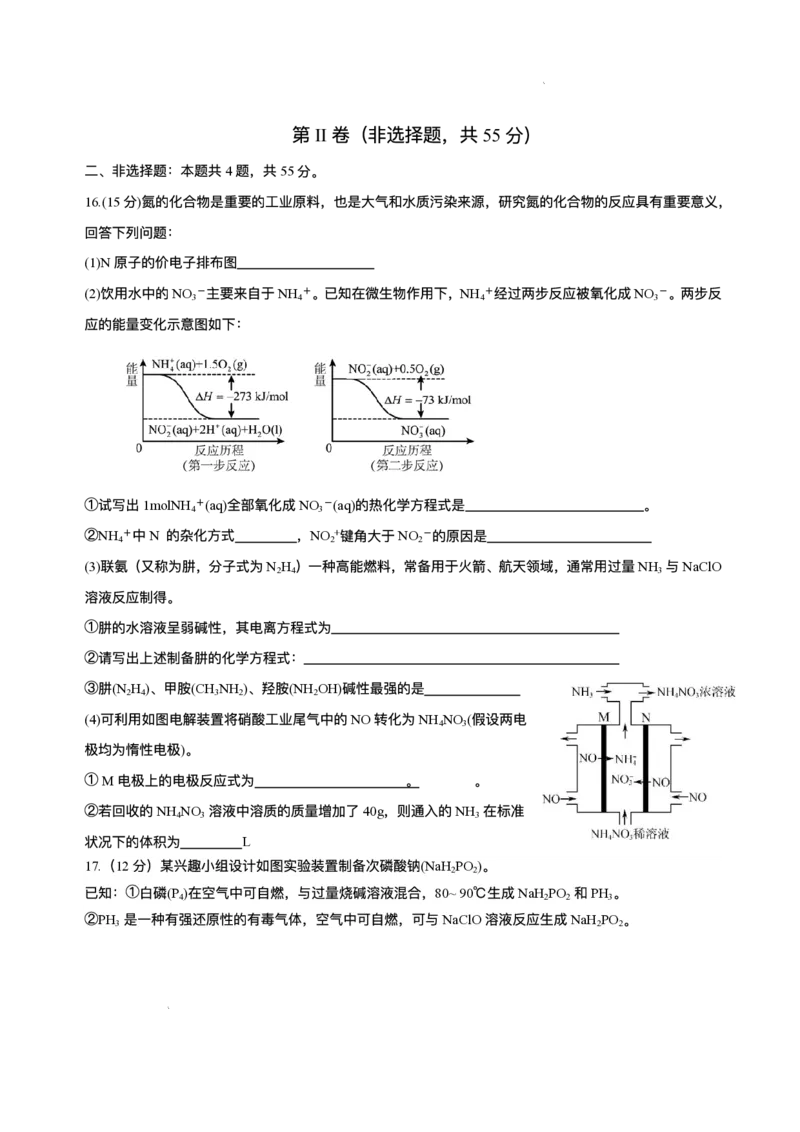 石室成飞中学2025-2026学年高三上学期11月月考化学_251120四川省成都市石室成飞中学2025-2026学年高三上学期11月月考（全科）