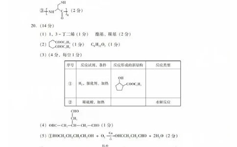化学答案_2025年7月_250709广东省肇庆市2024-2025学年高二下学期期末考试（全科）_广东省肇庆市2024-2025学年高二下学期期末考试化学试题