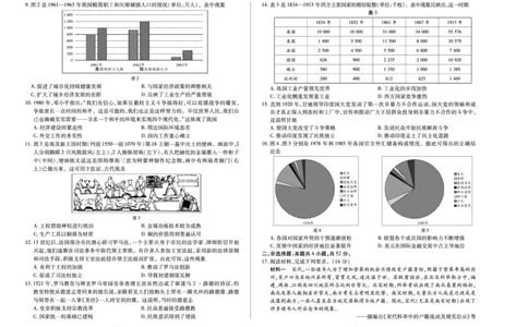 历史高二下期末试卷_2025年7月_250705天一大联考&middot;河南省2024-2025学年（下）高二年级期末考试（全科）