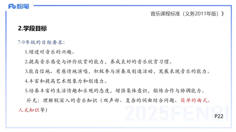理论精讲-音乐课程标准（义务2011版）-朱音_4-教培资料-26年最新资料-同步更新_初中高中教资_03科三专项（进去保存报考的学科即可）_初中_初中音乐-通关资料科包_2025年FB学科-音乐