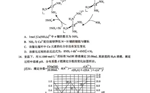 2024届湖南省永州市高三第二次模拟考试化学试卷_2024年1月_01每日更新_22号_2024届湖南省永州市高三第二次模拟考试_2024届湖南省永州市高三第二次模拟考试化学