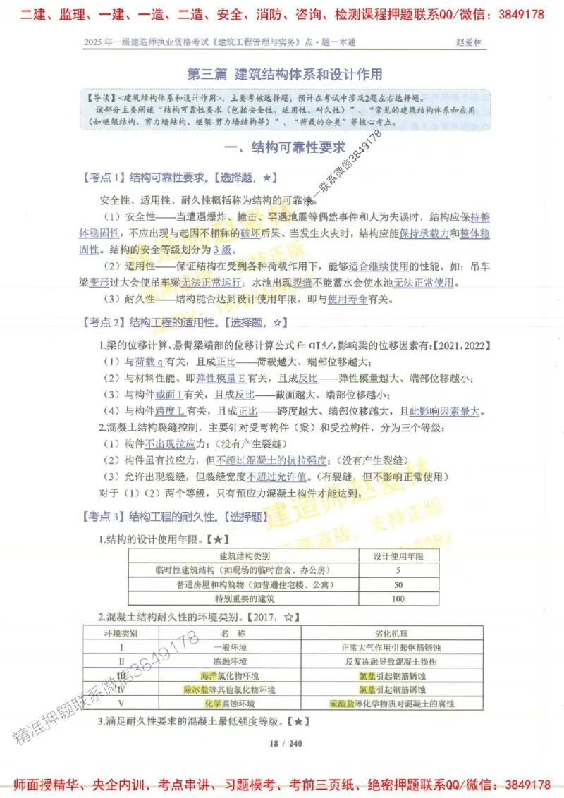 2025一建建筑-赵爱林-点.题一本通_2026年一级建造师_2026年一建建筑_2025年一建建筑SVIP_01-精华文档✿电子教材✿历年真题_29-建筑《点题一本通》赵爱林推荐
