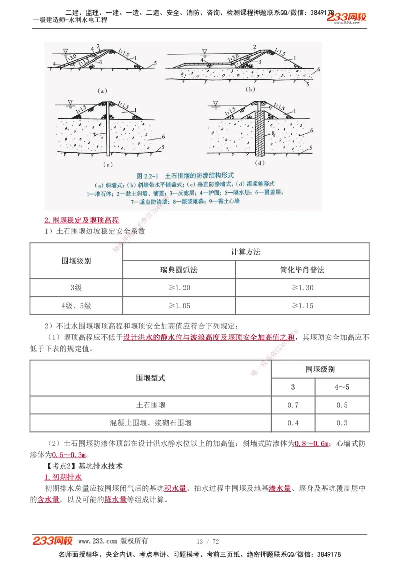 1-13_2026年一级建造师_2026年一建水利_2025年一建水利SVIP_04-冲刺串讲✿考点强化✿小灶集训_04-水利《高频考点班》刘二林233推荐