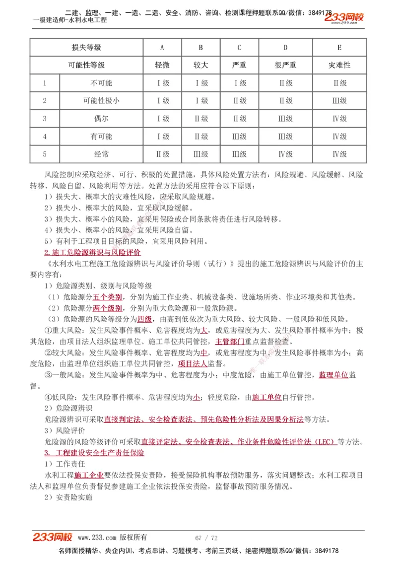 1-13_2026年一级建造师_2026年一建水利_2025年一建水利SVIP_04-冲刺串讲✿考点强化✿小灶集训_04-水利《高频考点班》刘二林233推荐