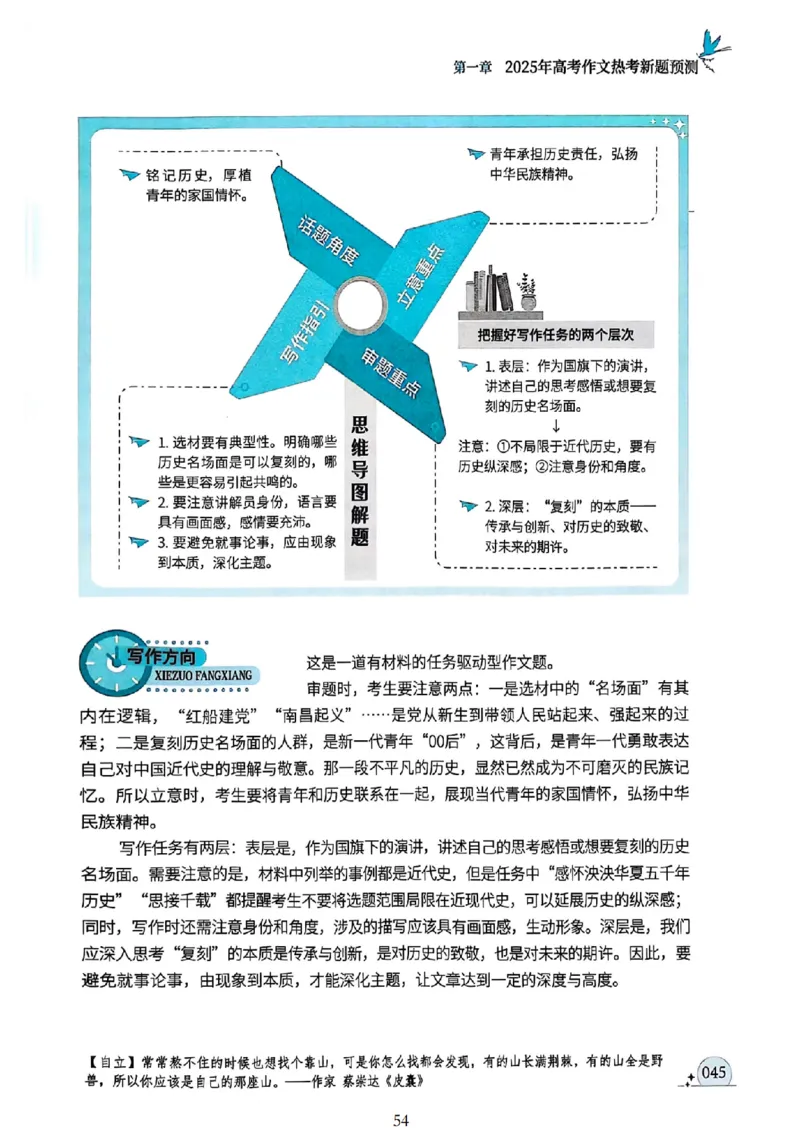 《意林》2025高考作文冲刺热点考点素材②_2025年6月