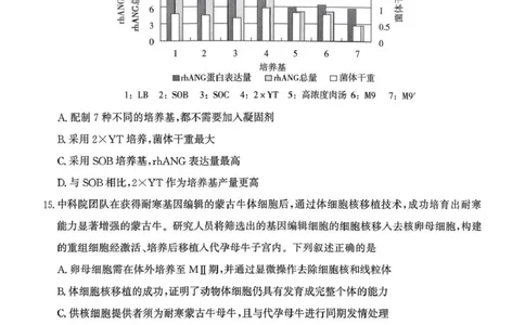 云南省名校联盟2026届高三上学期第三次联考生物_2025年12月_251227云南省名校联盟2026届高三上学期第三次联考（全科）