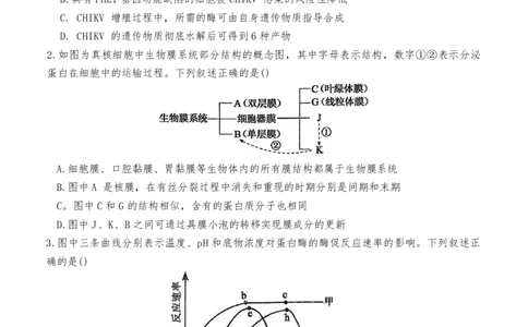 海南中学2026届高三年级11月第二次月考生物_251117海南省海南中学2026届高三年级11月第二次月考（全科）