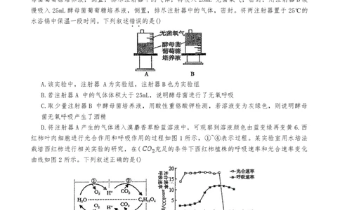 海南中学2026届高三年级11月第二次月考生物_251117海南省海南中学2026届高三年级11月第二次月考（全科）